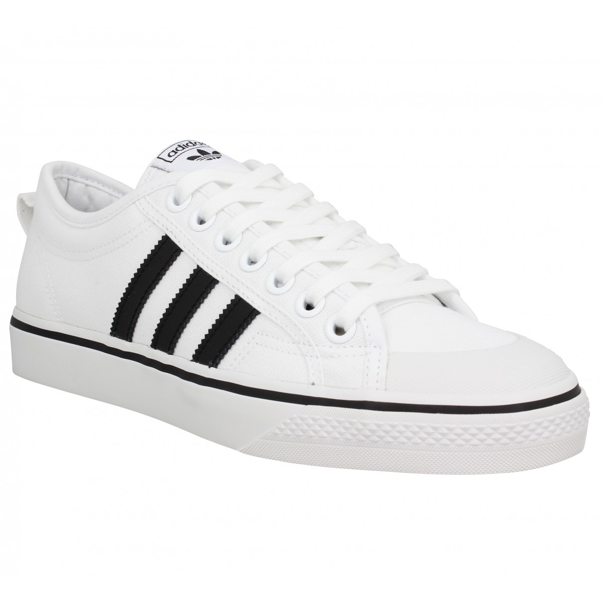 adidas blanche et verte homme
