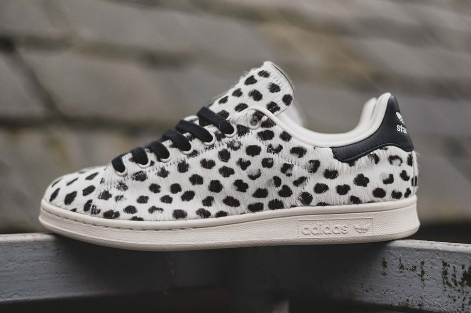 adidas stan smith blanche leopard