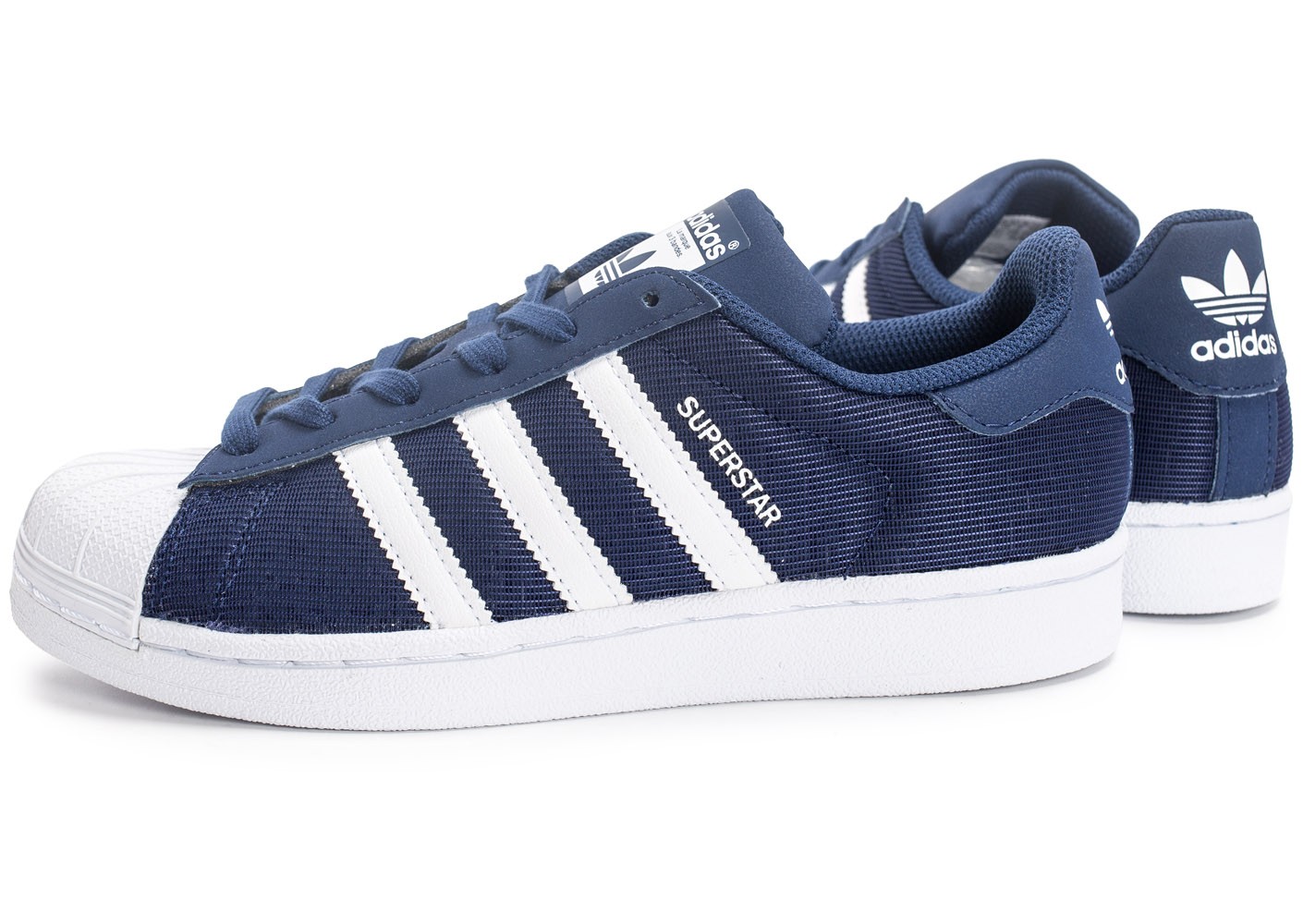 superstar femme blanche et bleu