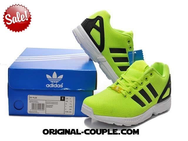 adidas flux jaune fluo