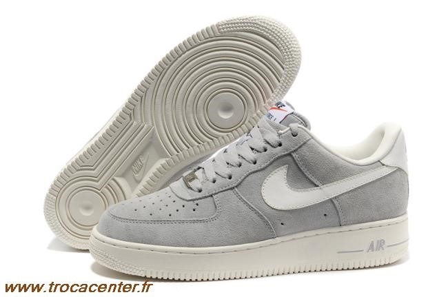 nike air force 1 grise daim homme