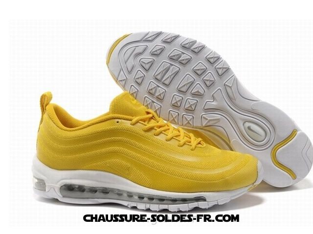 chaussure nike jaune homme