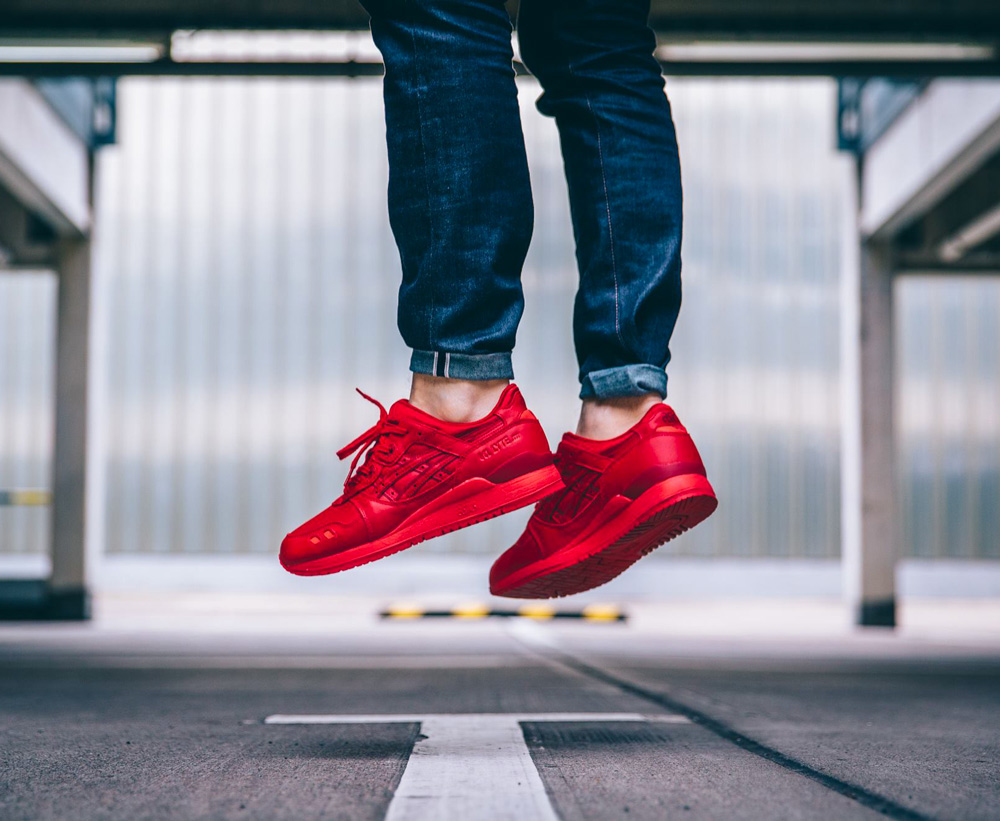 asics gel lyte rouge