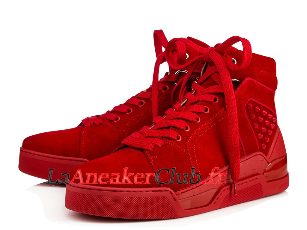 louboutin homme rouge